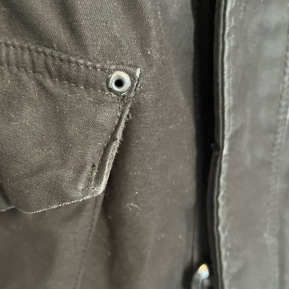 G-Star Raw Black Hooded Parka Jacket size small - Picture 6 of 9